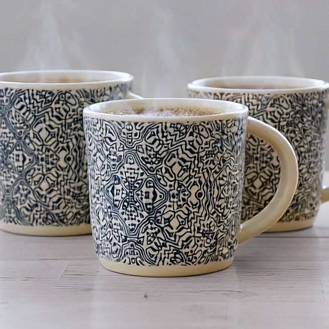 Runa Mugs by Patricia Martinez